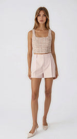 Sena Crepe Shorts - Ballet Slipper - XO, Tina