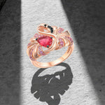 Sterling Silver Flamingo Ring
