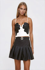 Taffeta Bloom Top - Off White - XO, Tina