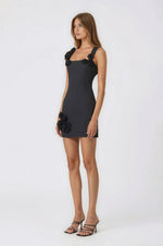 Trompe Dress - Black