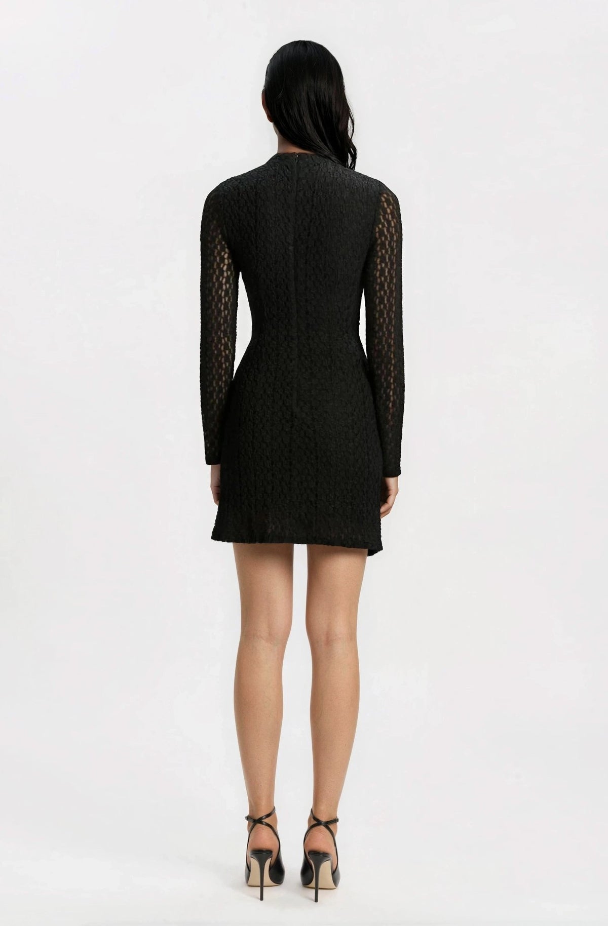 Vezza Floral Mesh Dress – Black - XO, Tina