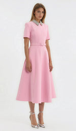 Xena S/S Midi – Pink