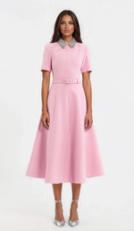 Xena S/S Midi – Pink