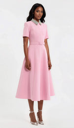 Xena S/S Midi – Pink