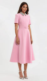 Xena S/S Midi – Pink